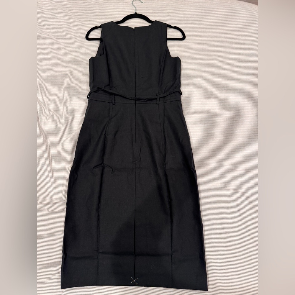 J. Crew Executive Dress in Stretch Linen Blend - Picture 2 of 7